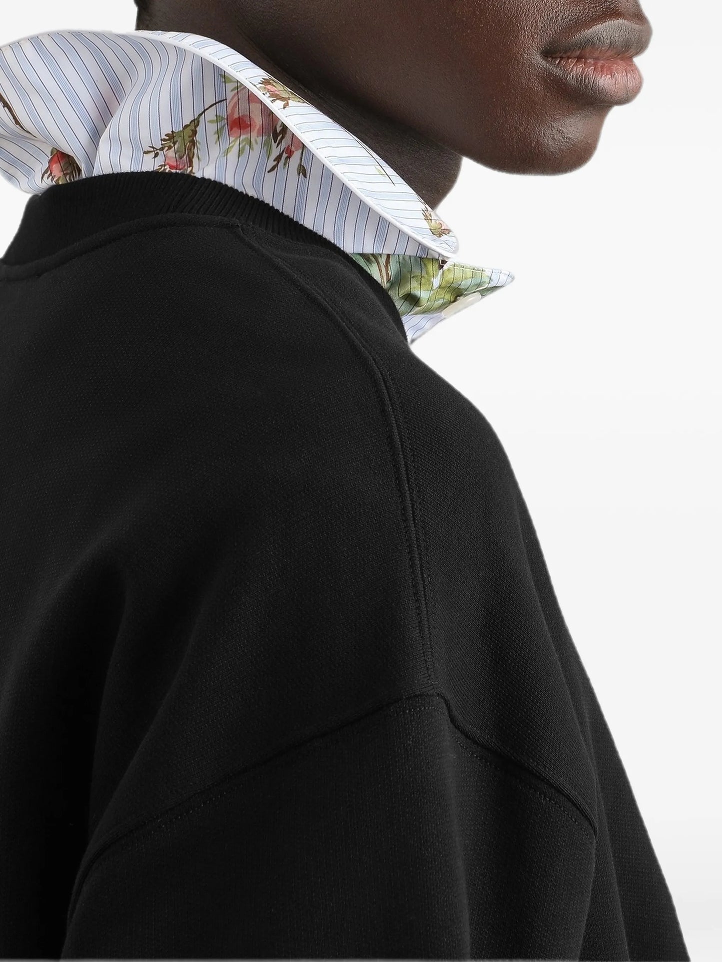 Cotton sweatshirt with logo