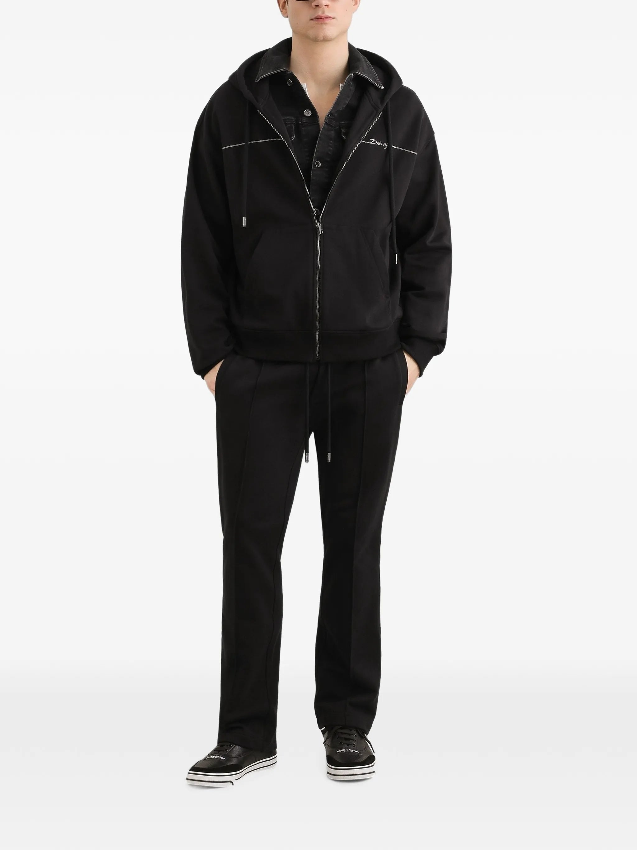 cotton hooded sweatshirt