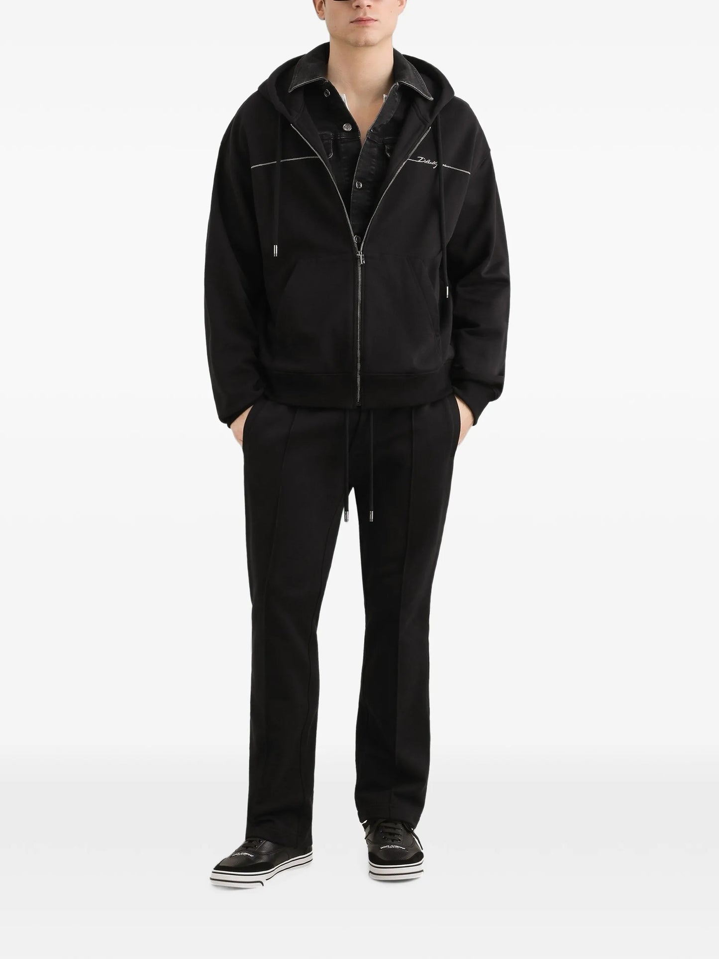 cotton hooded sweatshirt