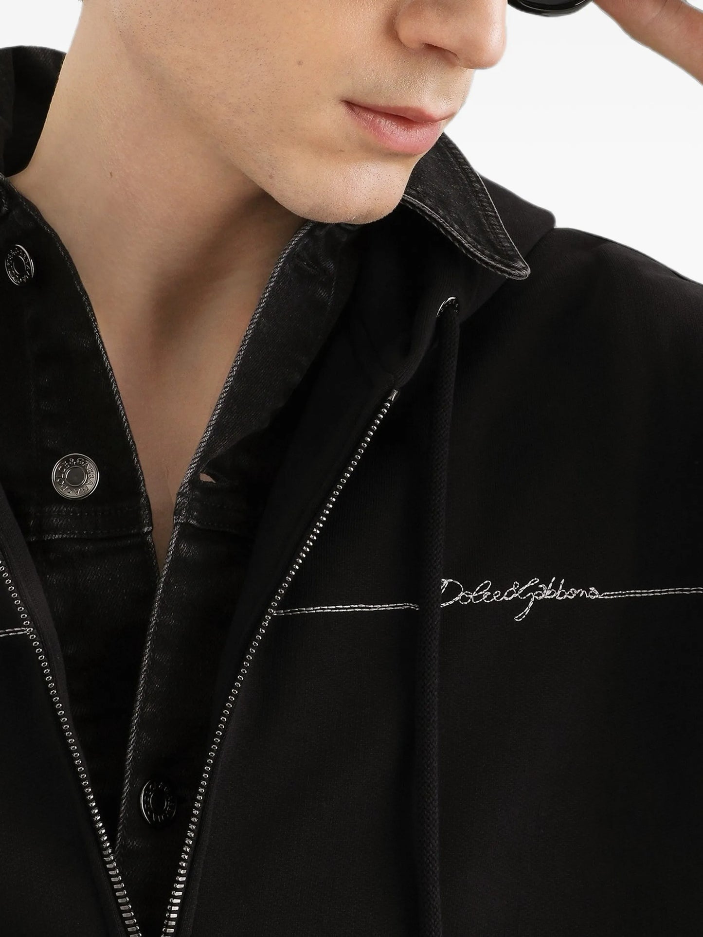 cotton hooded sweatshirt