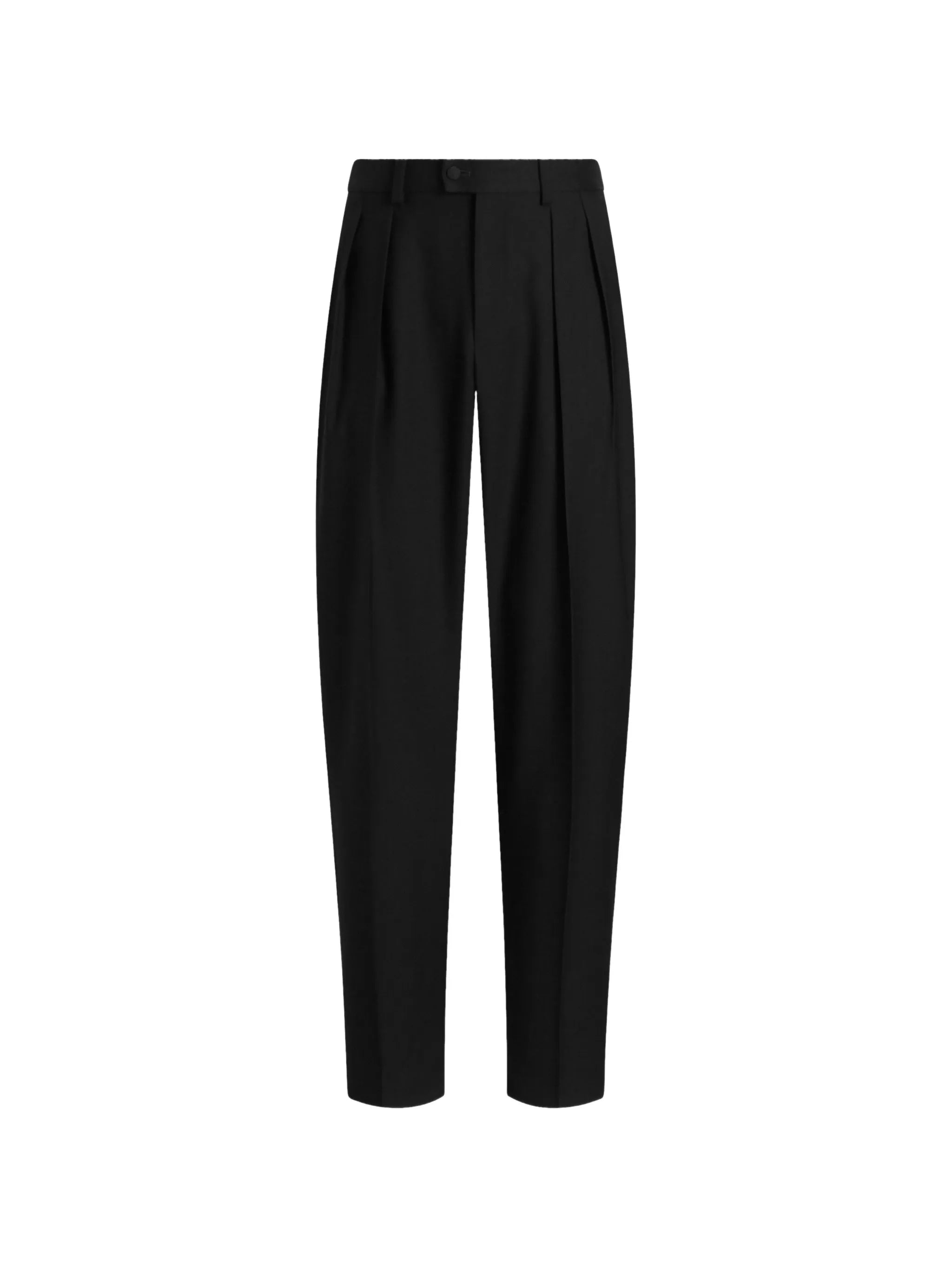 wool gabardine trousers