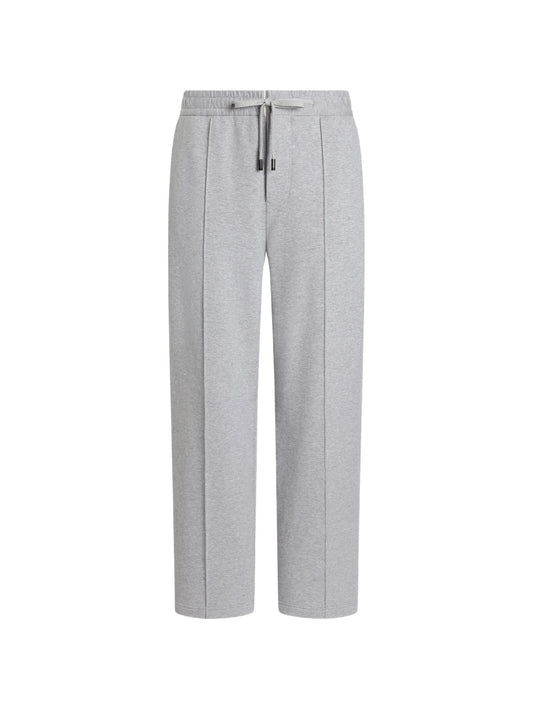 mélange fleece jogging trousers