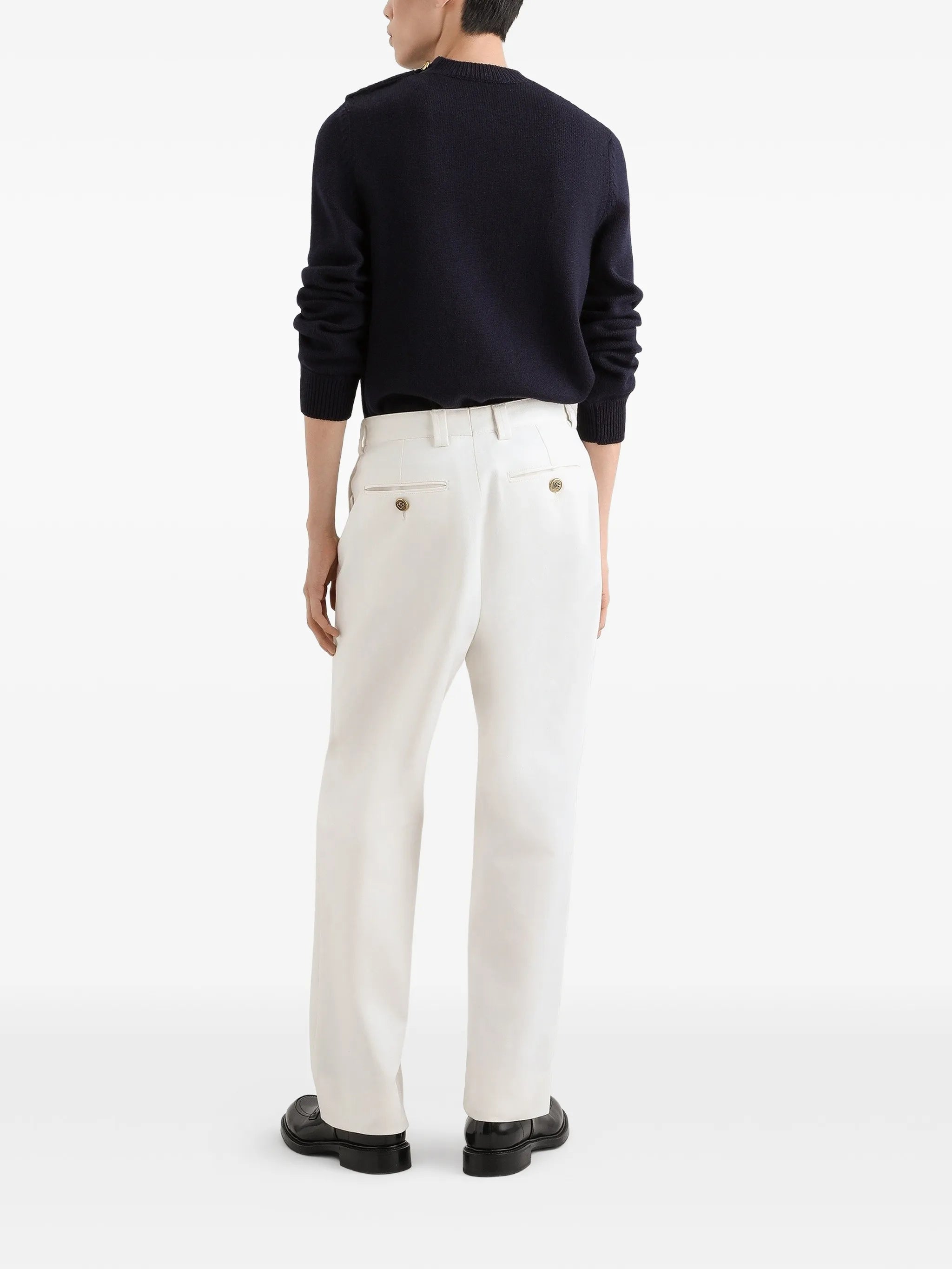 smooth-knit pullover