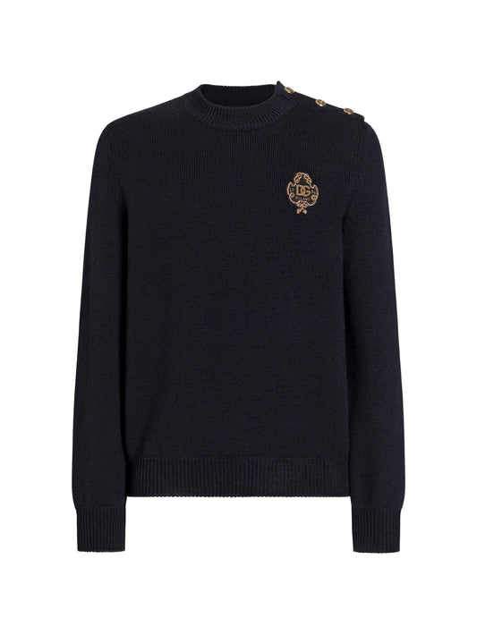 smooth-knit pullover