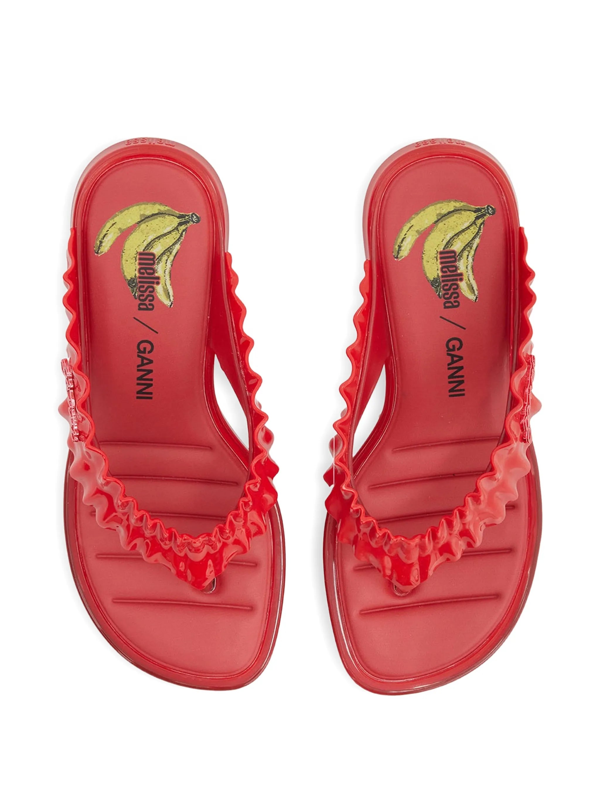 x Melissa logo-print heeled sandals
