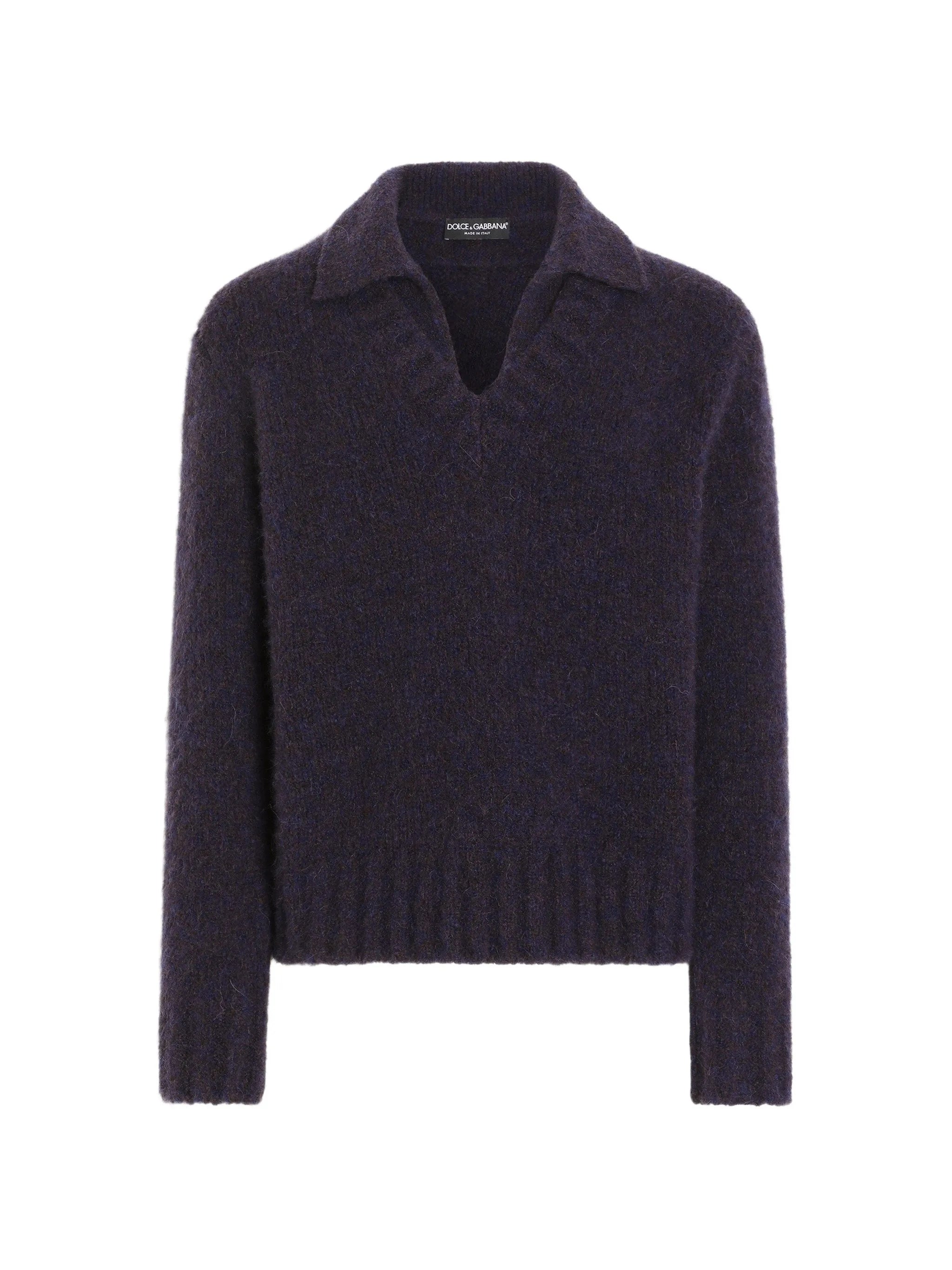 alpaca-blend pullover