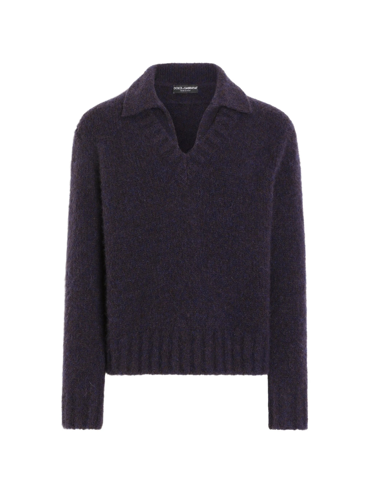 alpaca-blend pullover