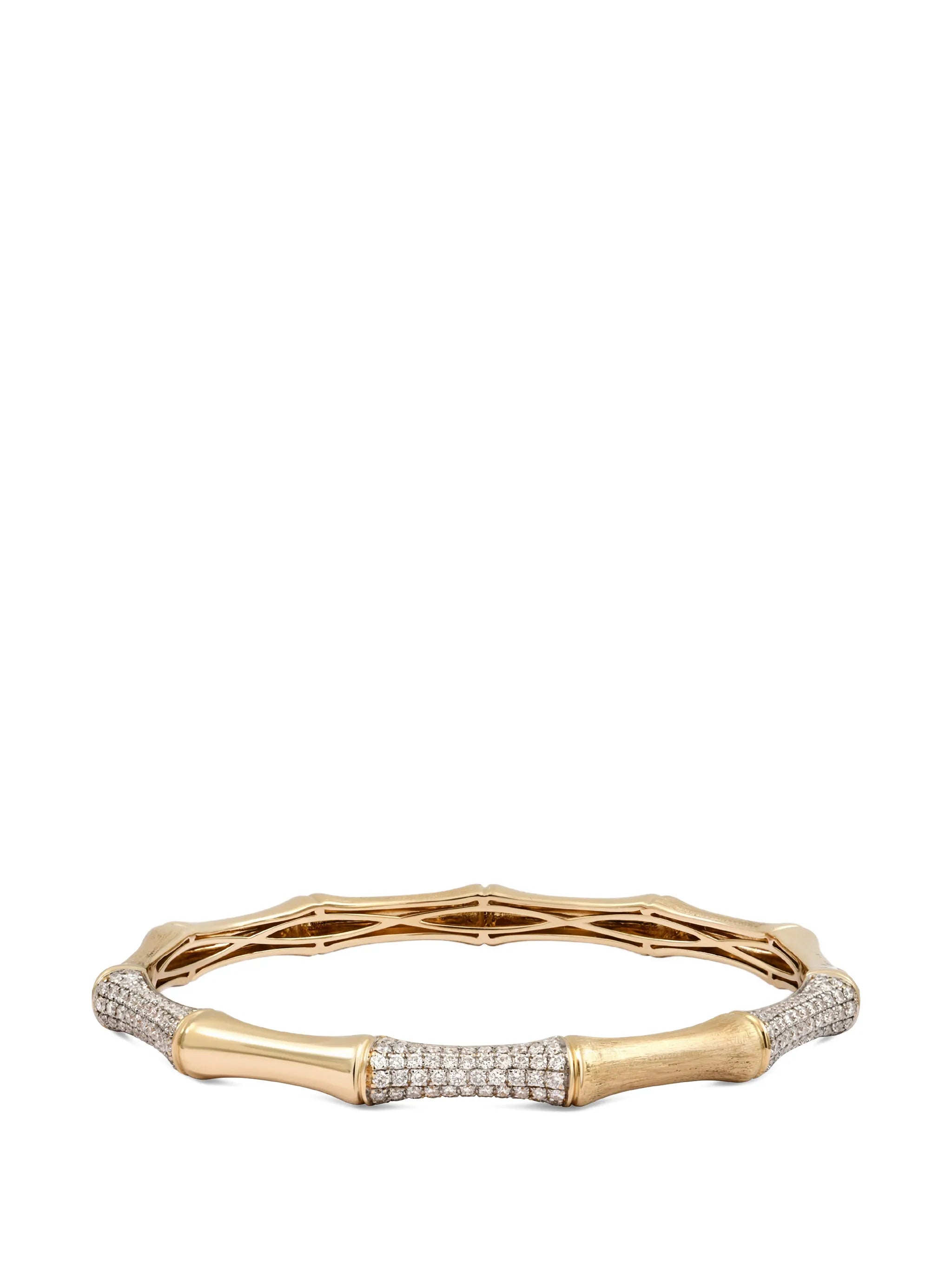 Bamboo diamond bracelet