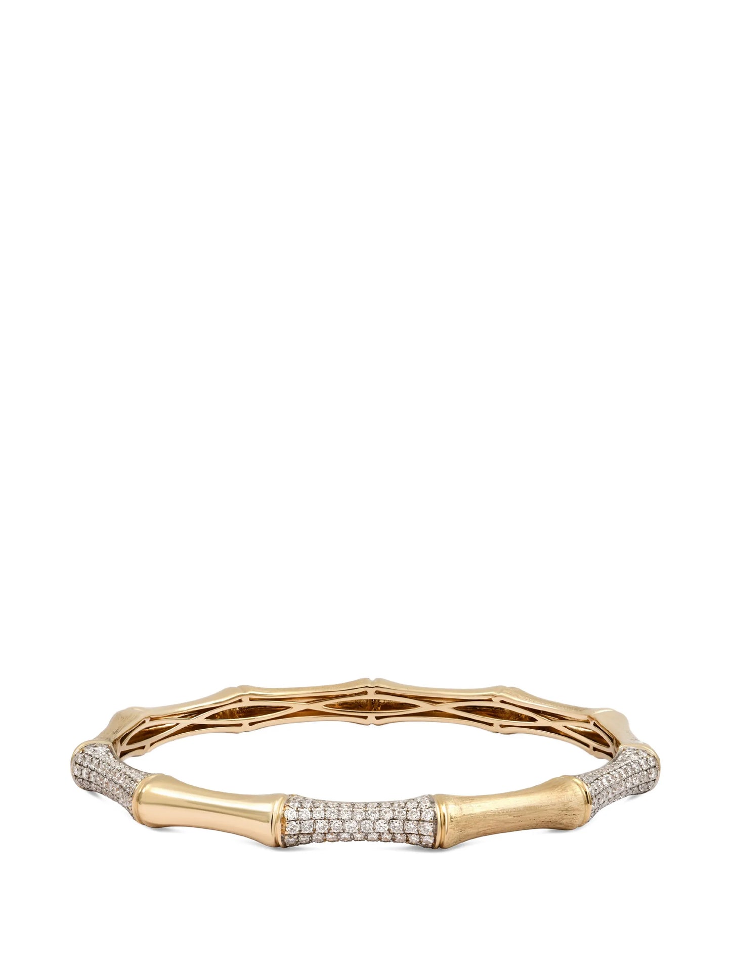 Bamboo diamond bracelet