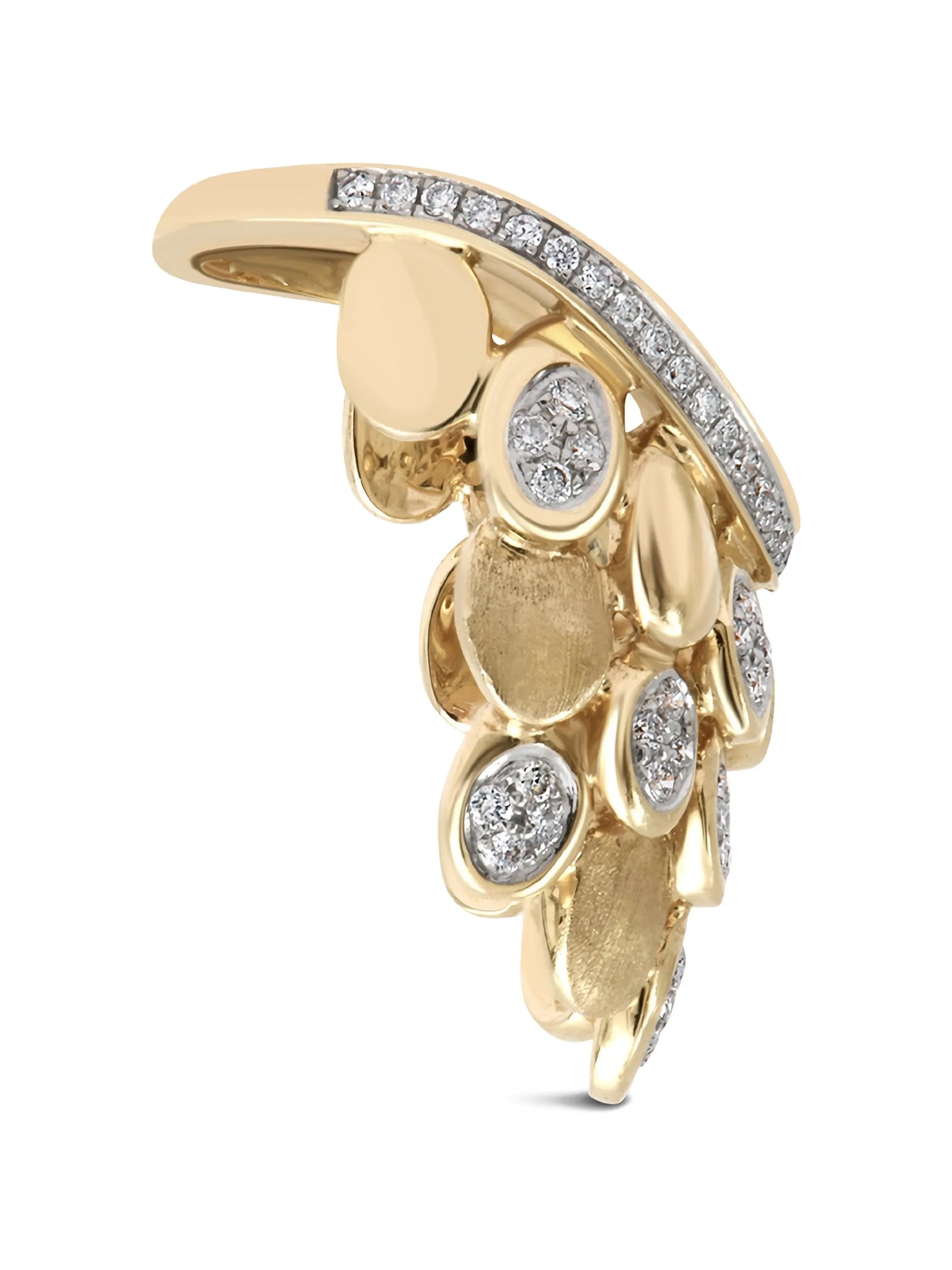 Blossom diamond ring