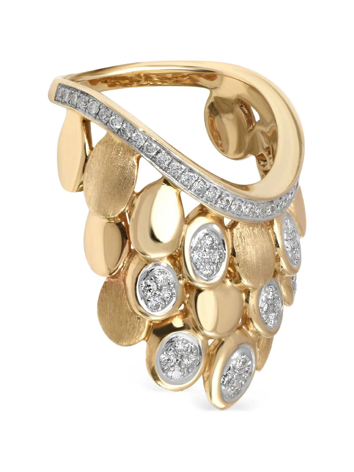 Blossom diamond ring