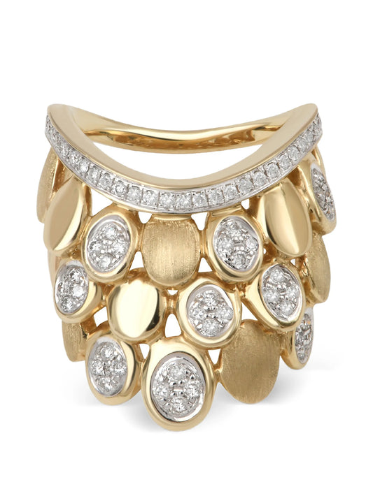 Blossom diamond ring