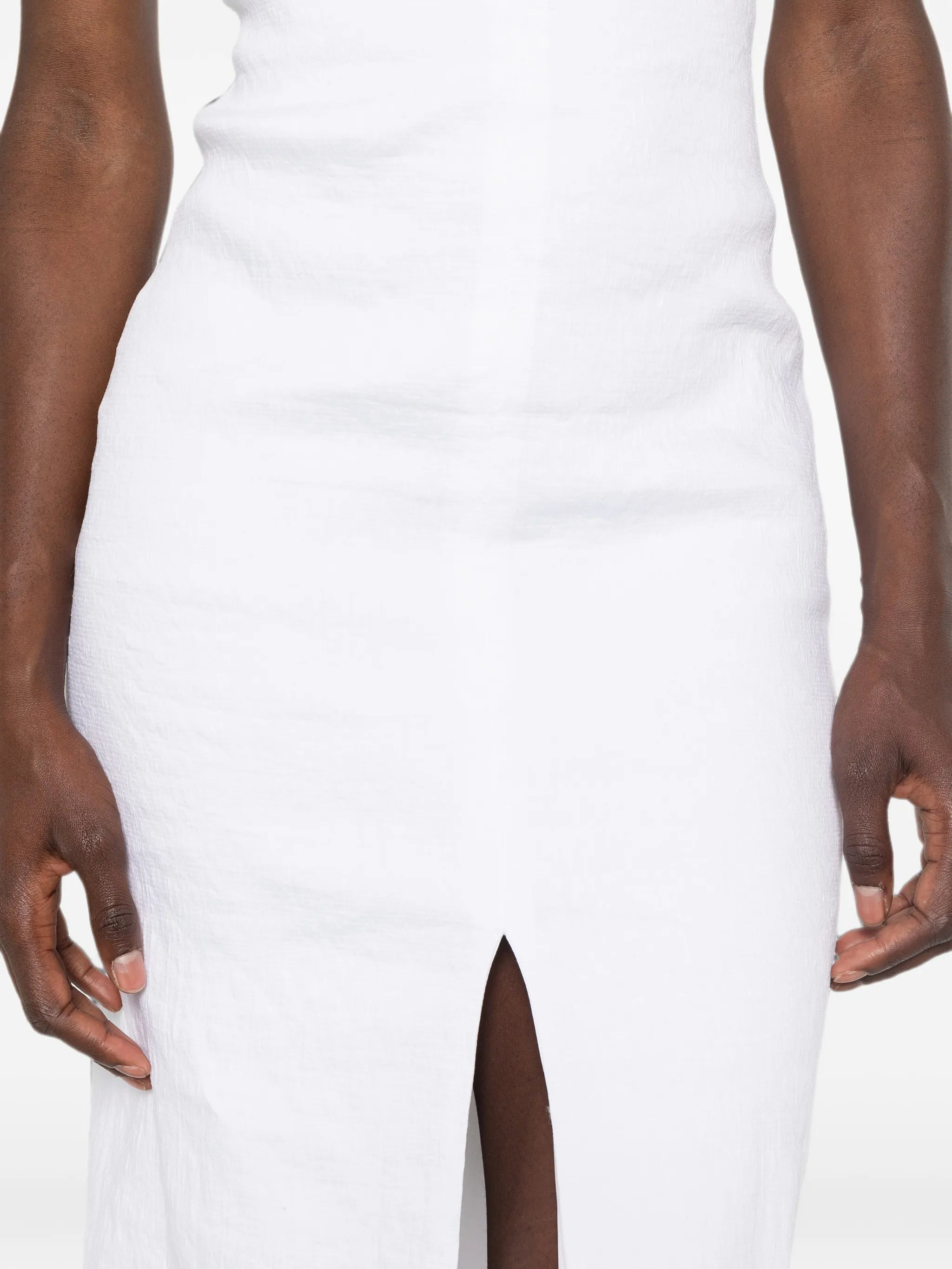strapless midi dress