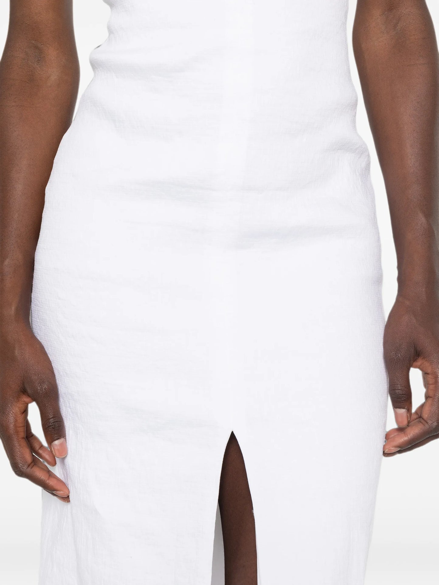 strapless midi dress