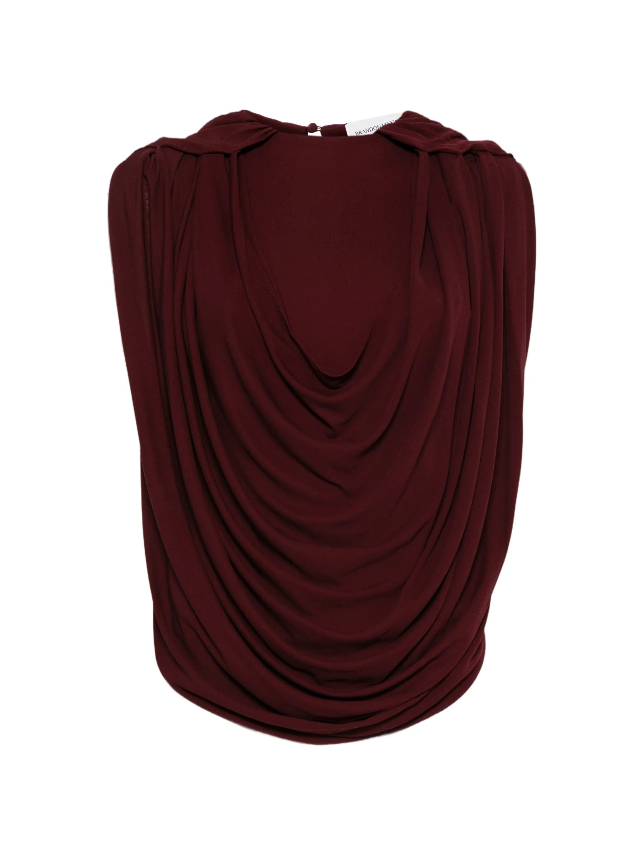 The Astor draped jersey blouse