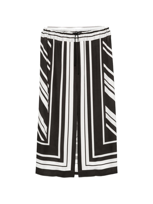 Jameson striped maxi skirt