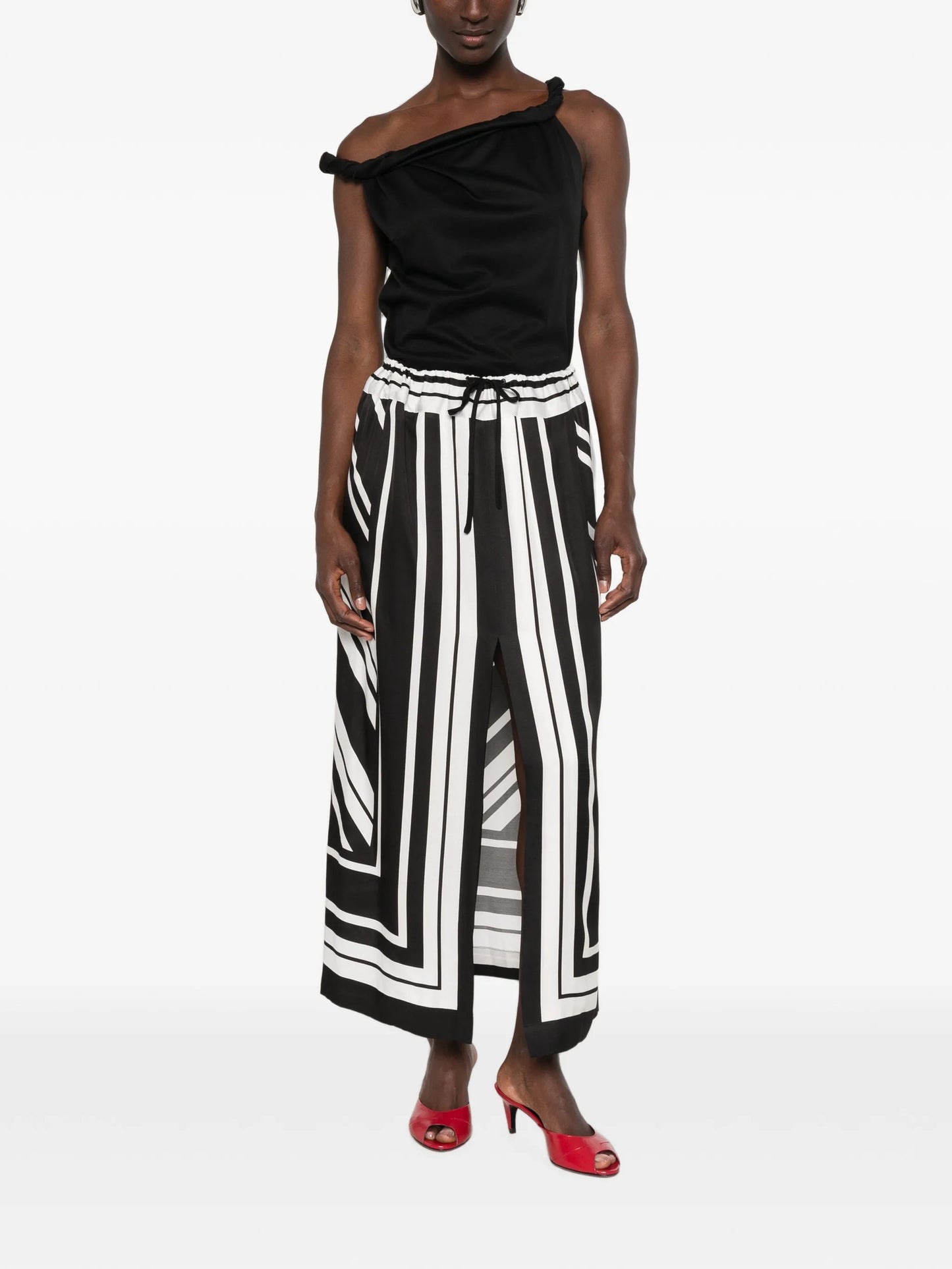 Jameson striped maxi skirt