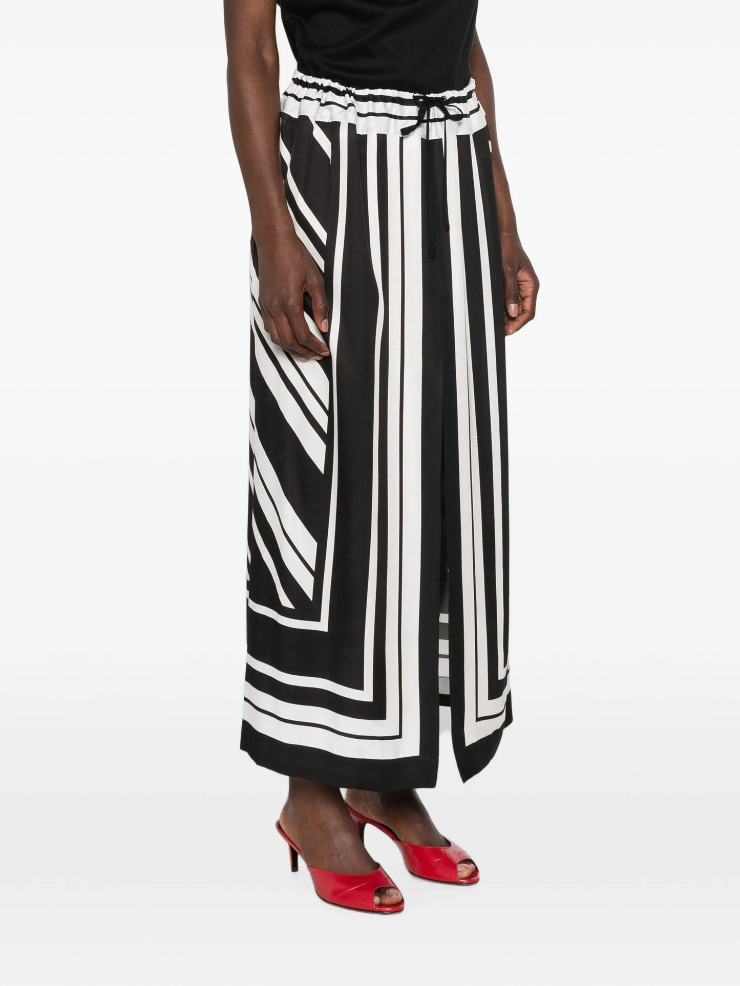Jameson striped maxi skirt
