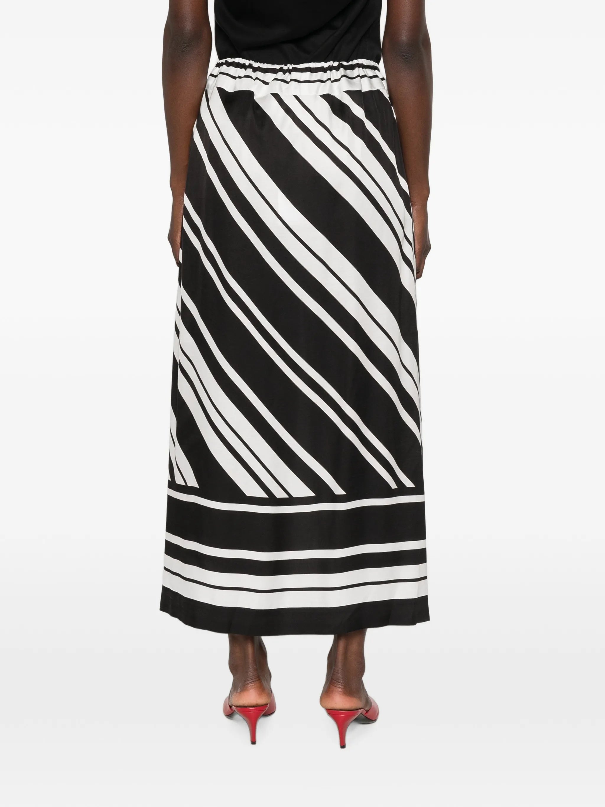 Jameson striped maxi skirt