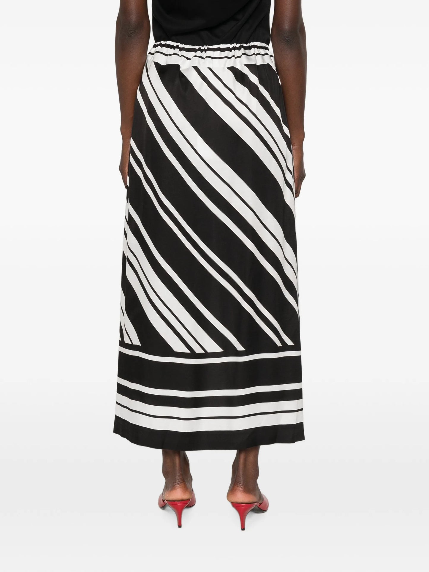 Jameson striped maxi skirt