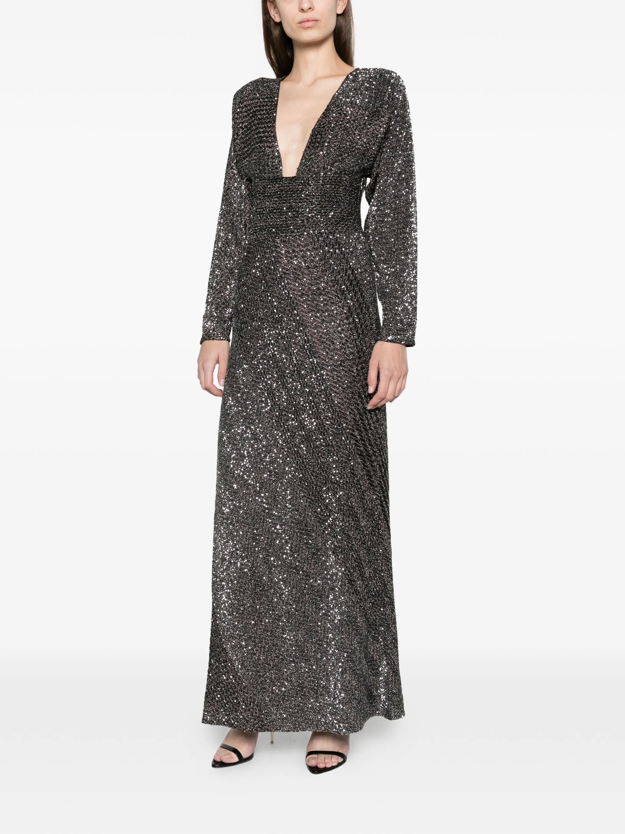 long dress with sequins