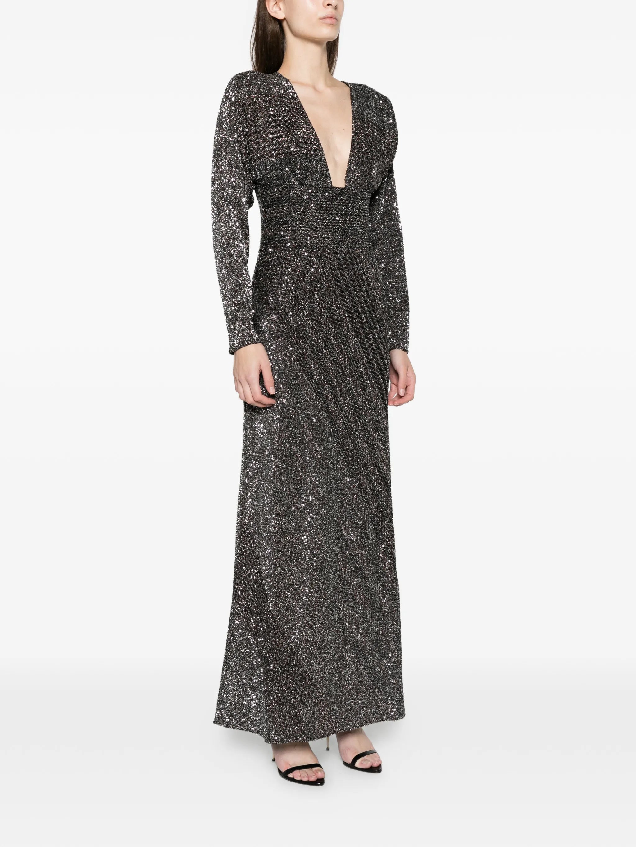 long dress with sequins