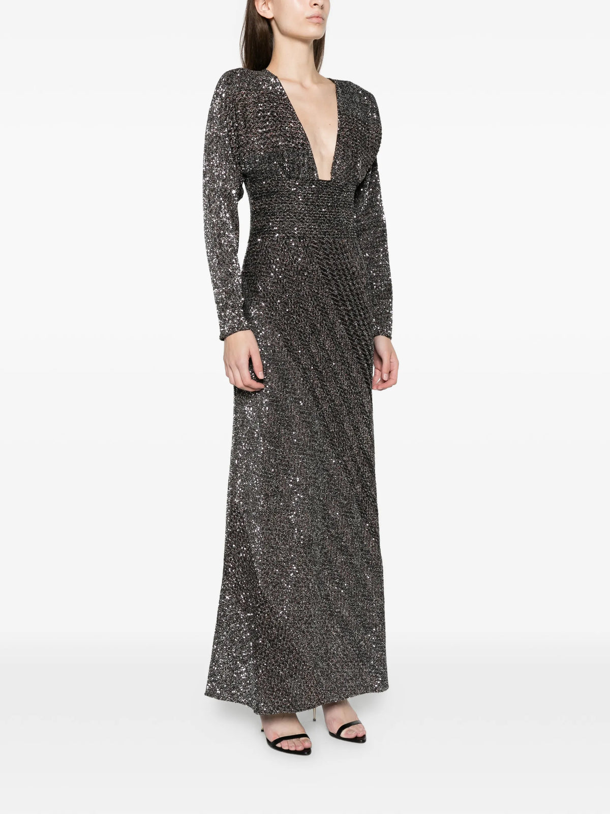 long dress with sequins
