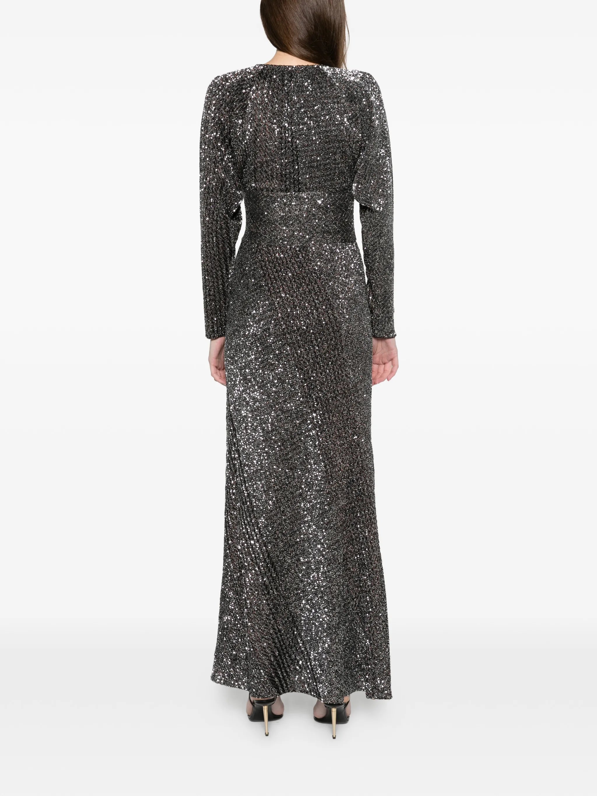 long dress with sequins