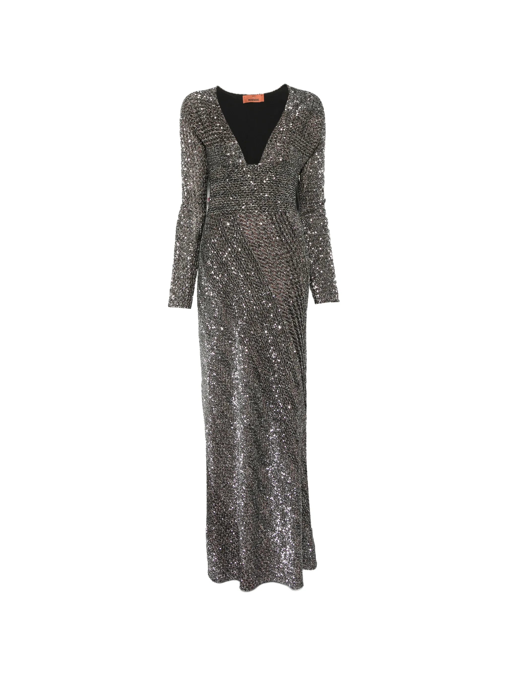 long dress with sequins