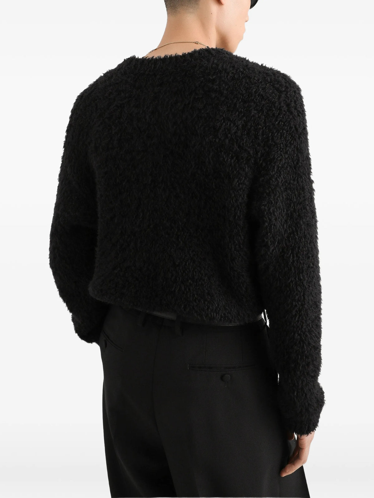 alpaca-blend pullover
