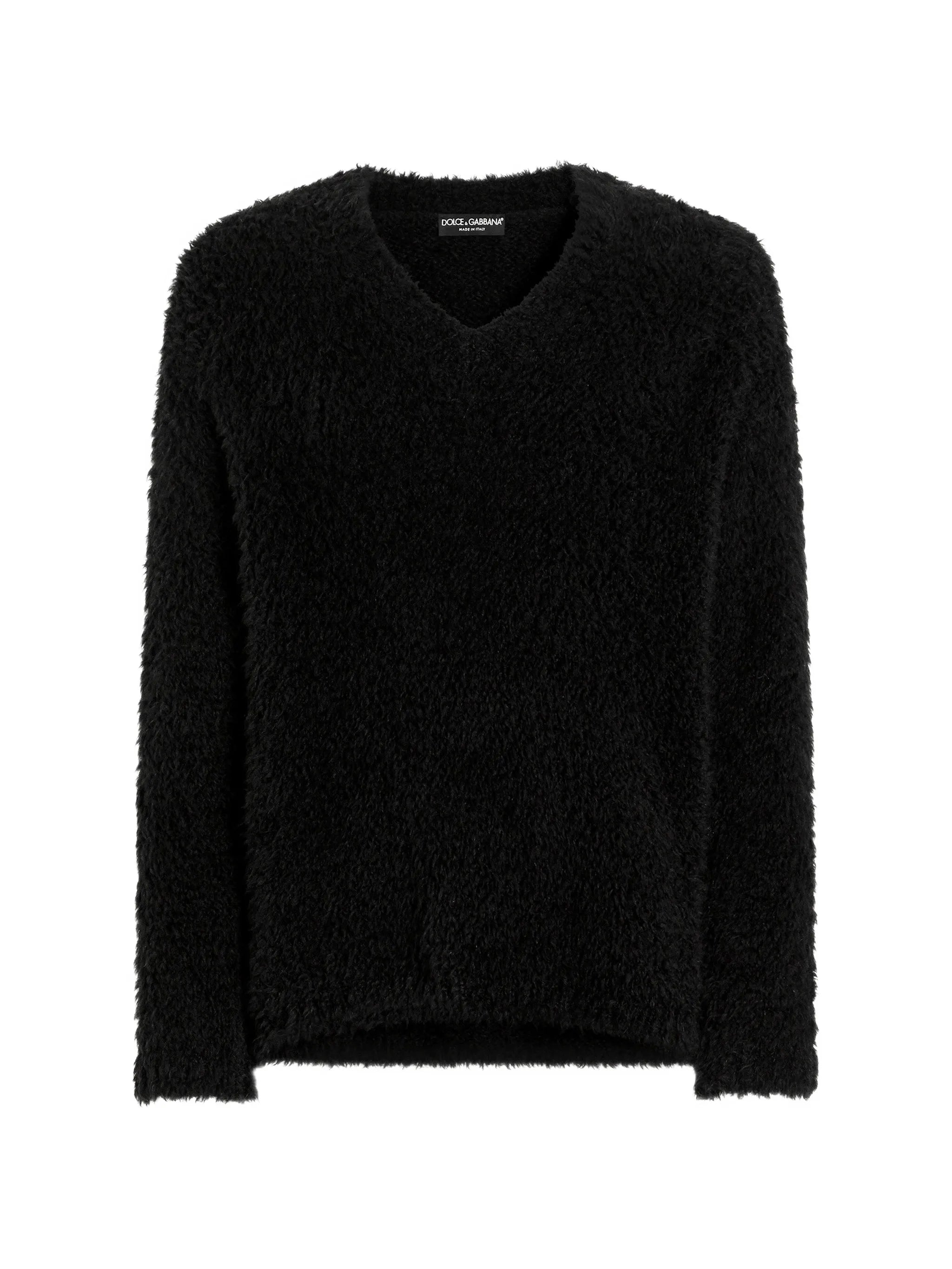 alpaca-blend pullover