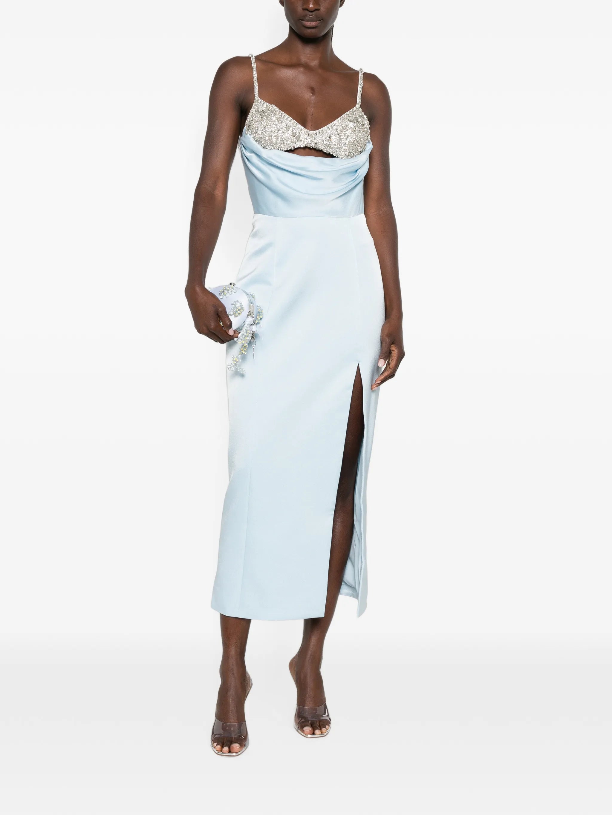 Celestia embellished midi dress