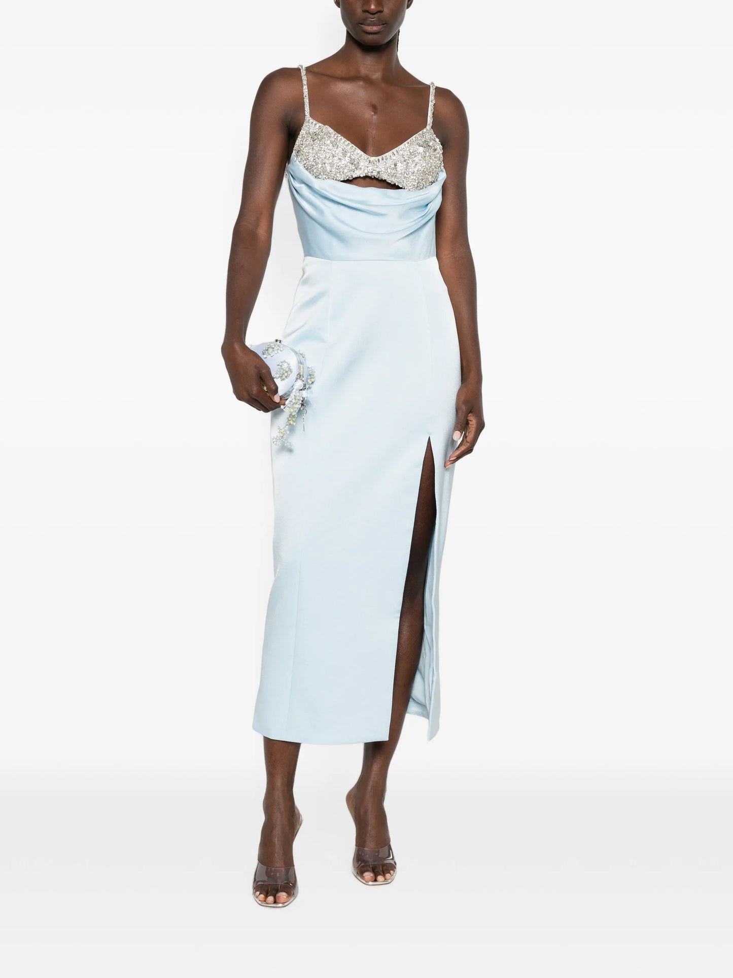 Celestia embellished midi dress