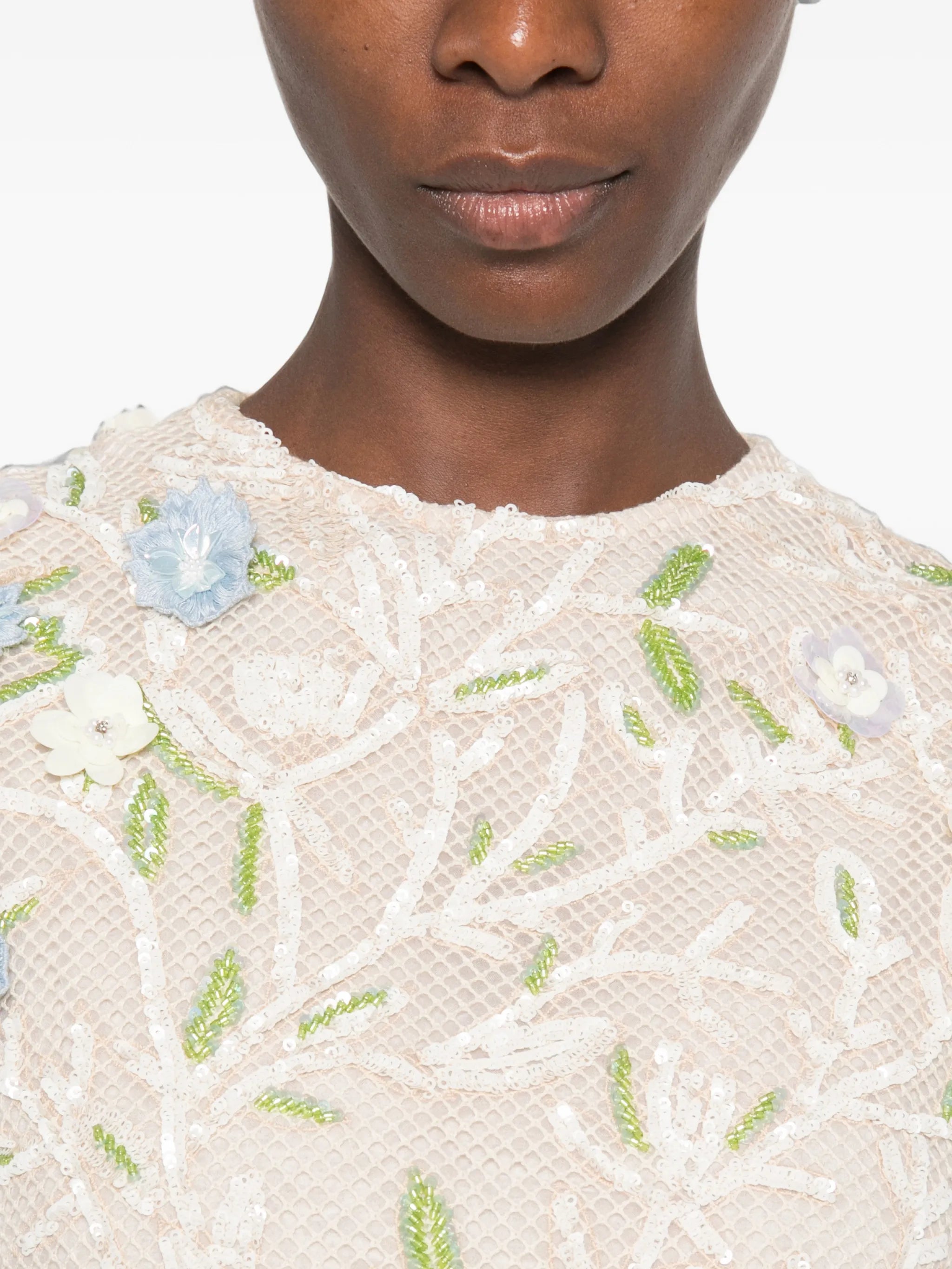 Mistral sequin-embellished mini dress