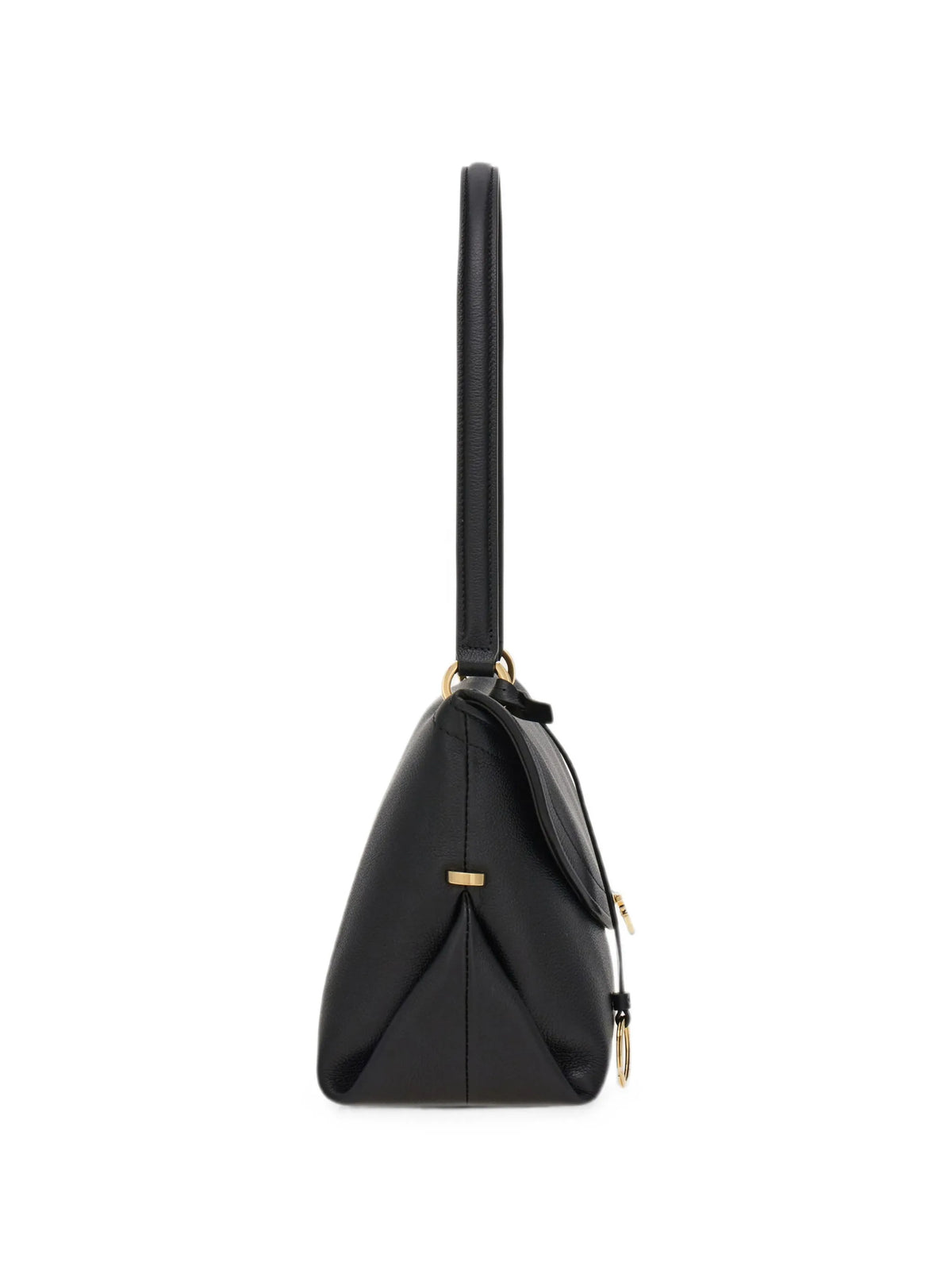 Gancini pebbled-leather shoulder bag