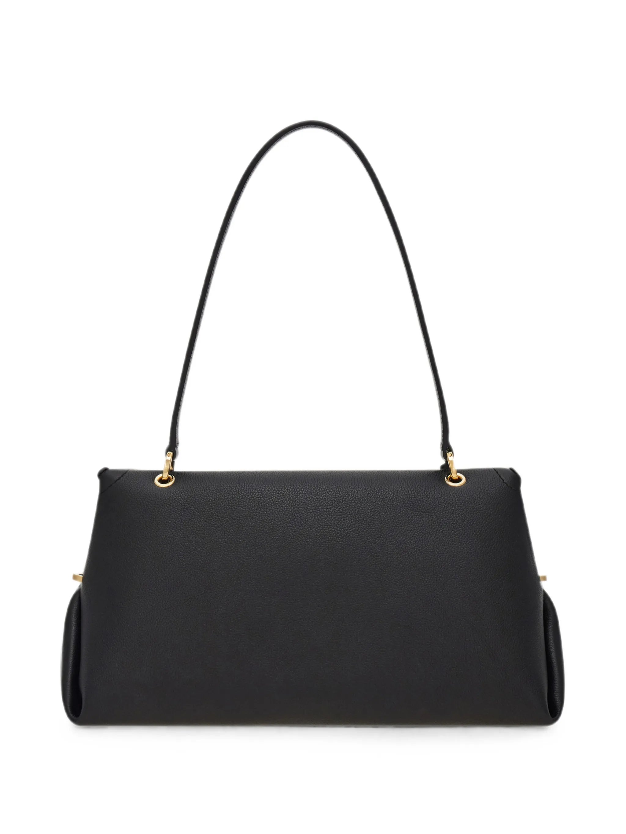 Gancini pebbled-leather shoulder bag