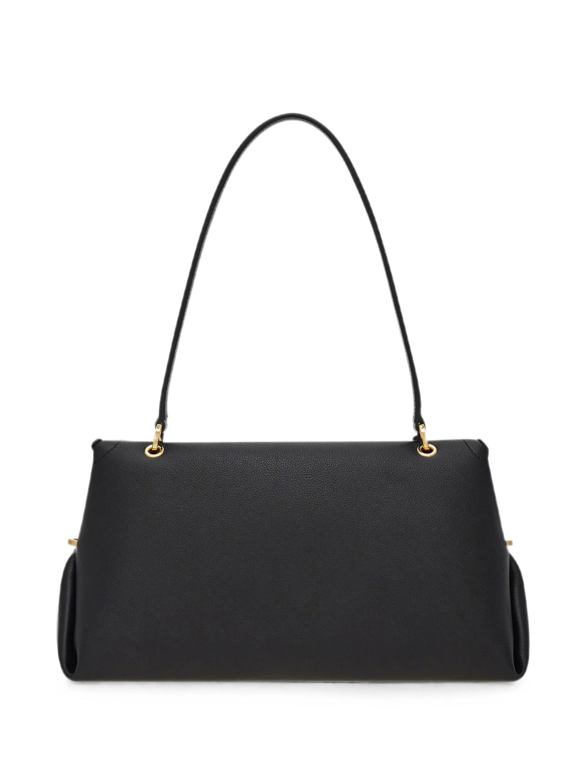 Gancini pebbled-leather shoulder bag