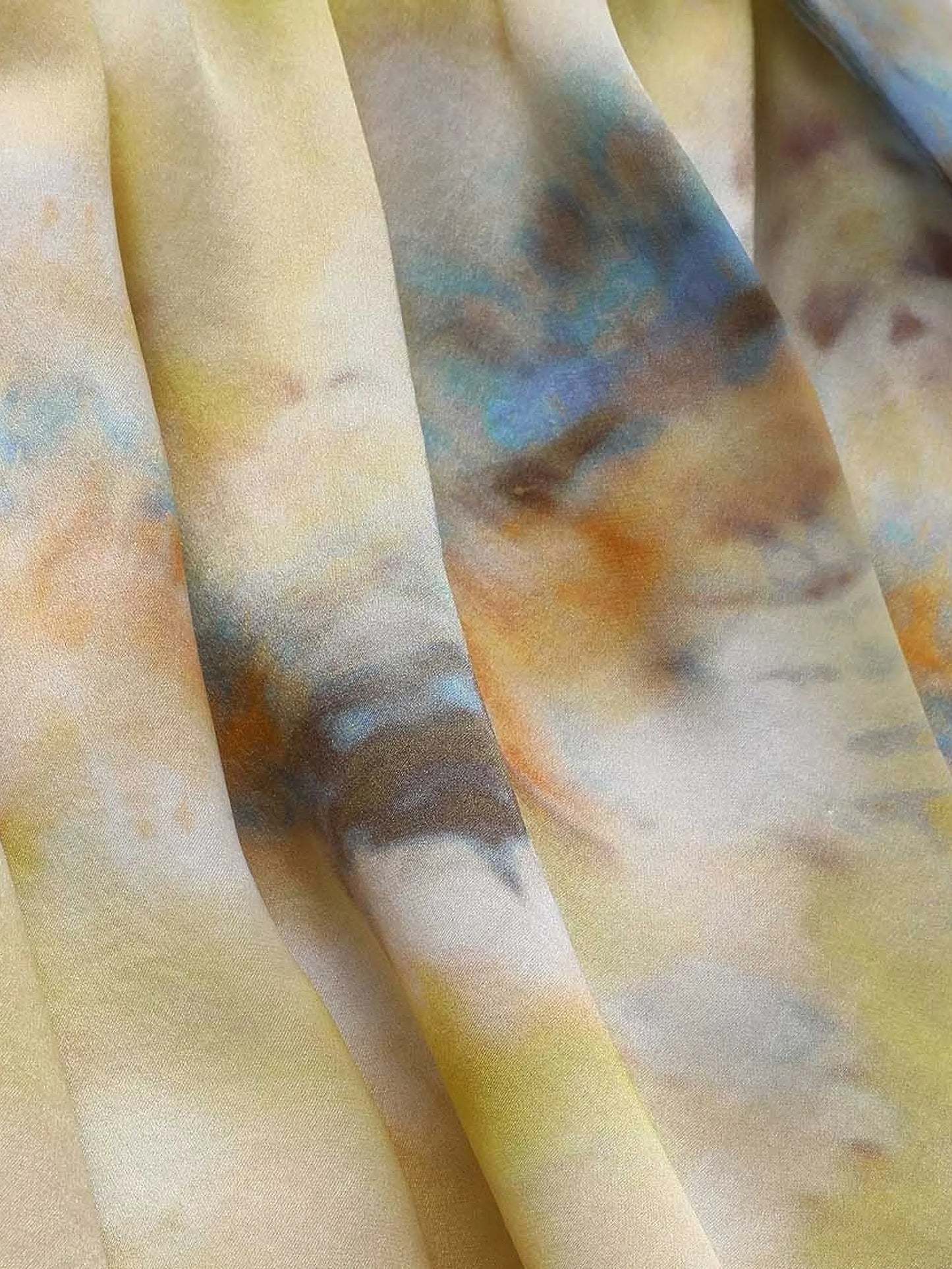 Alchemy tie-dye ruffled shorts