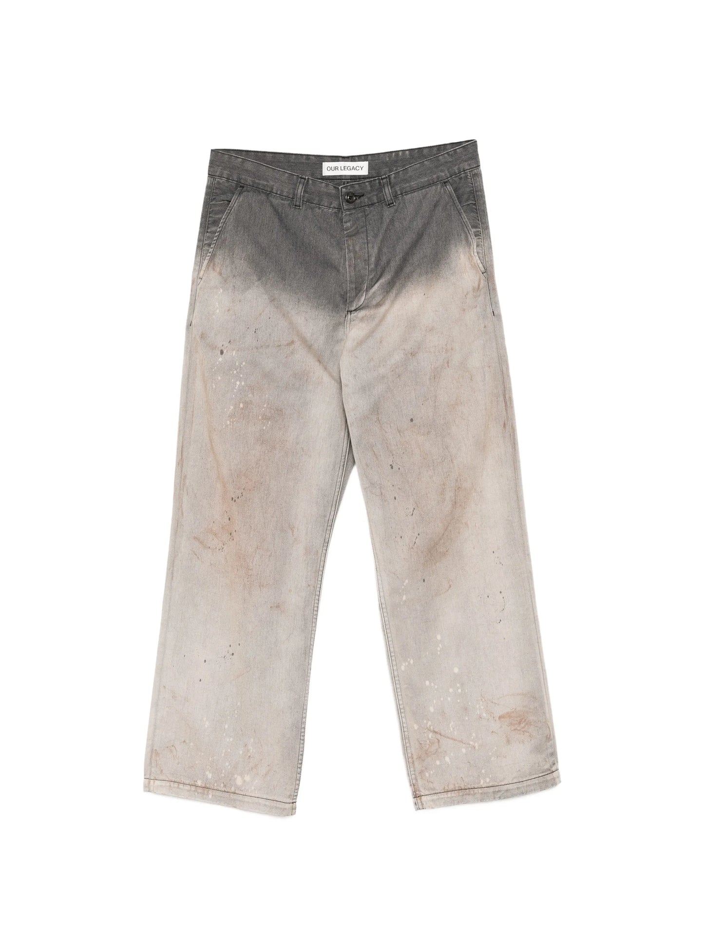Rig paint-splatter jeans