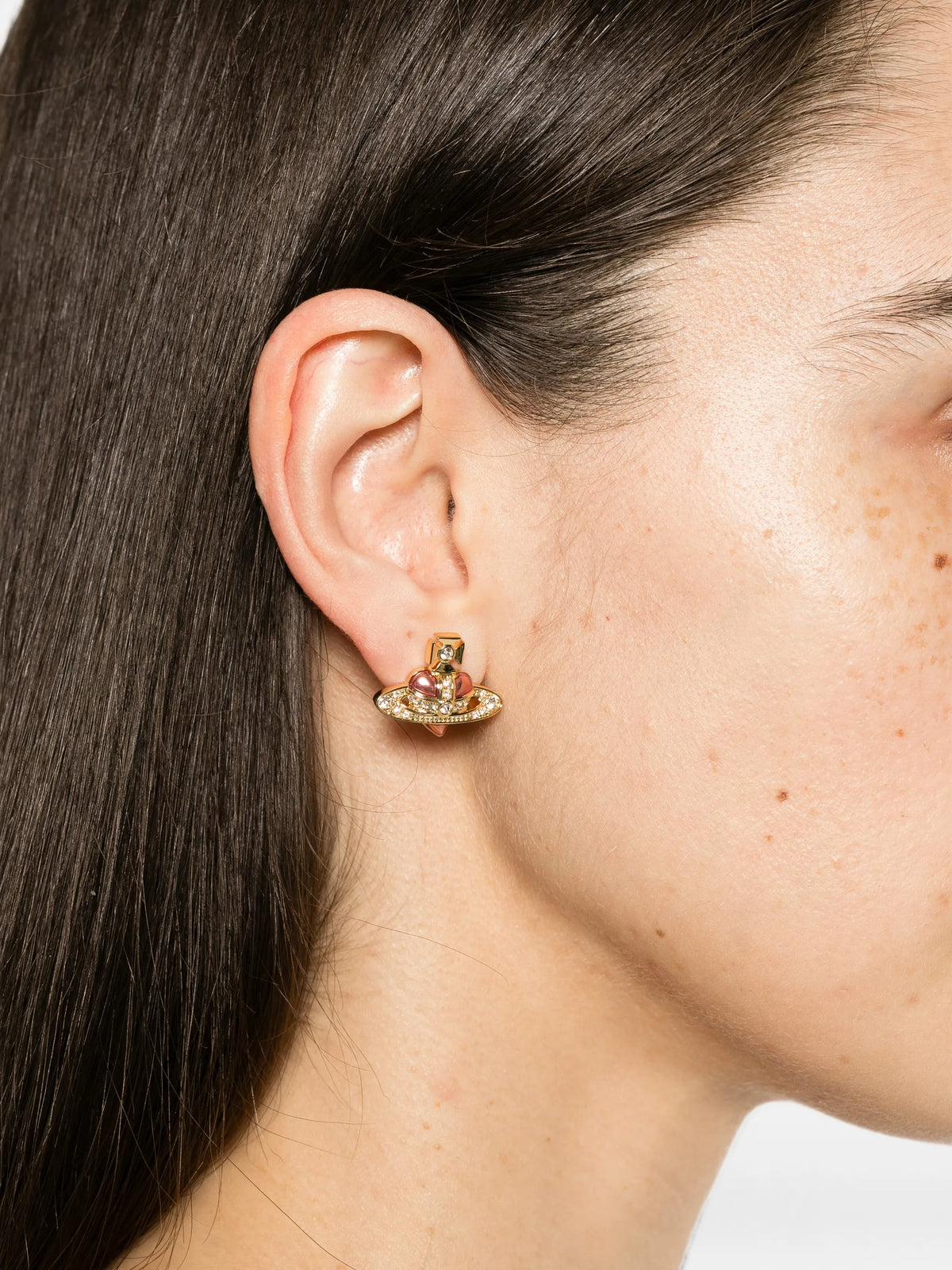 New Diamante Heart earrings