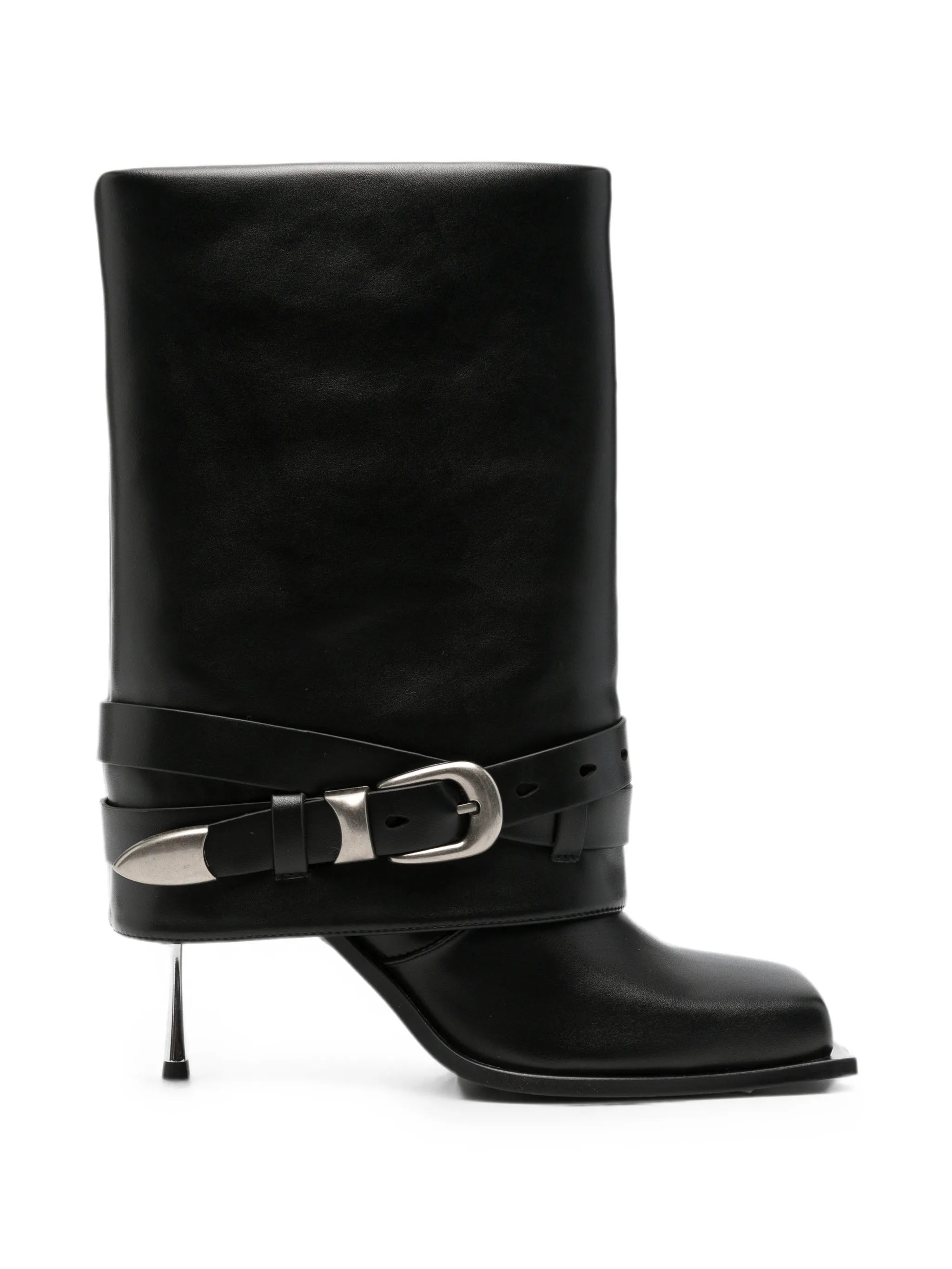 Emilia buckled leather boots