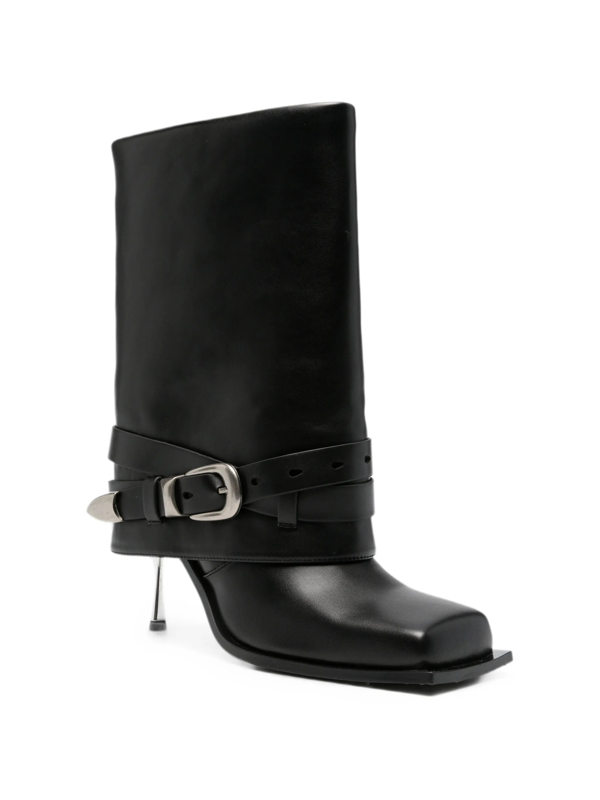 Emilia buckled leather boots