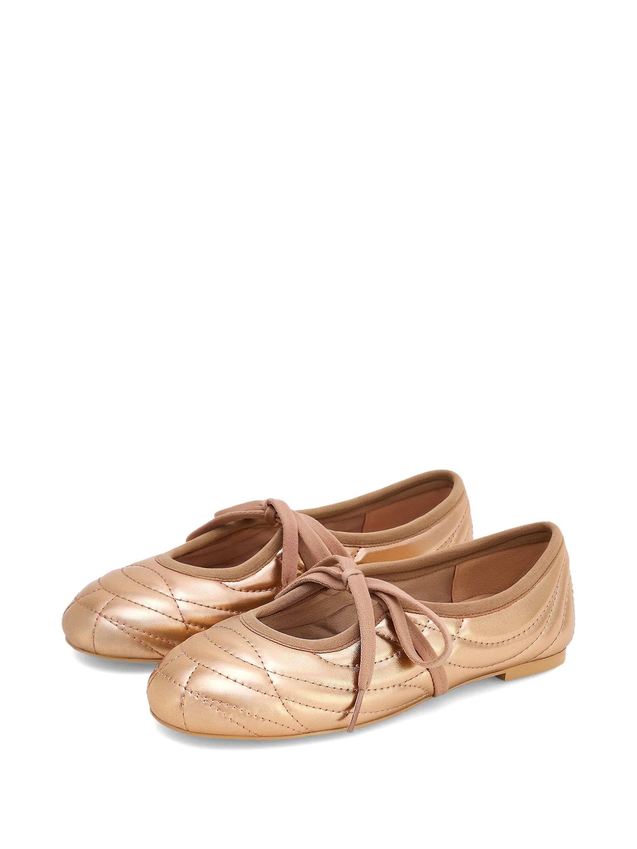 Erika lace-up ballet flats