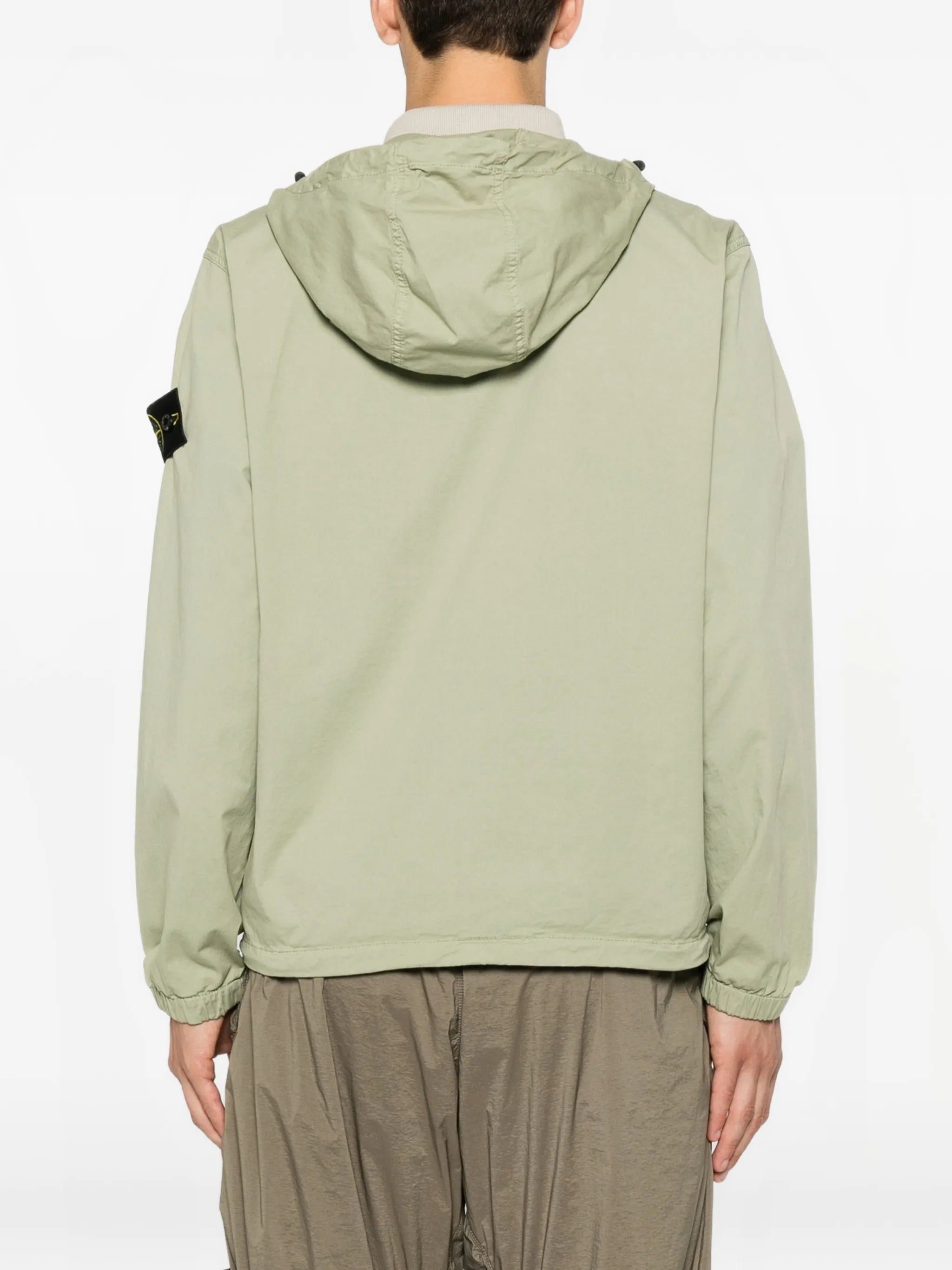 1200004 stretch organic cotton twill overshirt