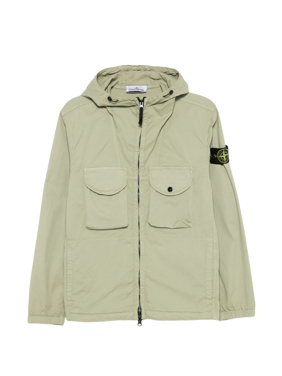 1200004 stretch organic cotton twill overshirt