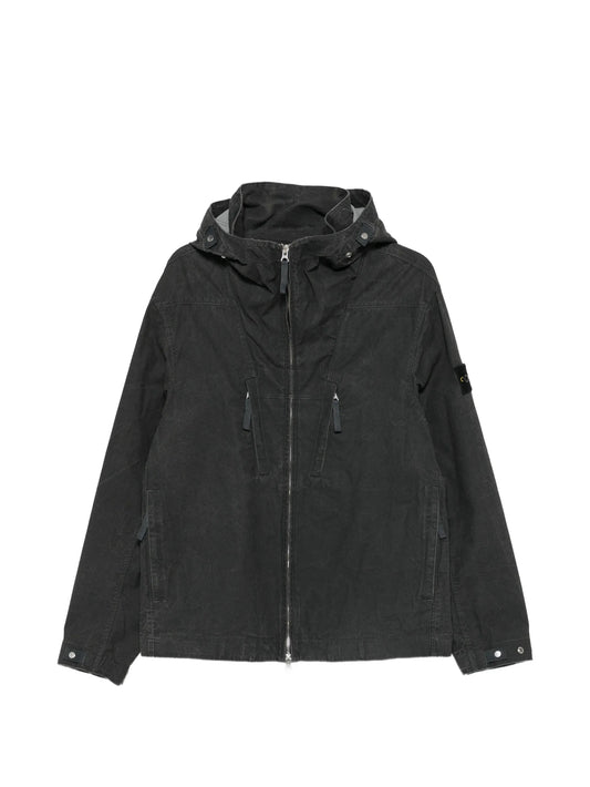 Tela Resinata hooded jacket