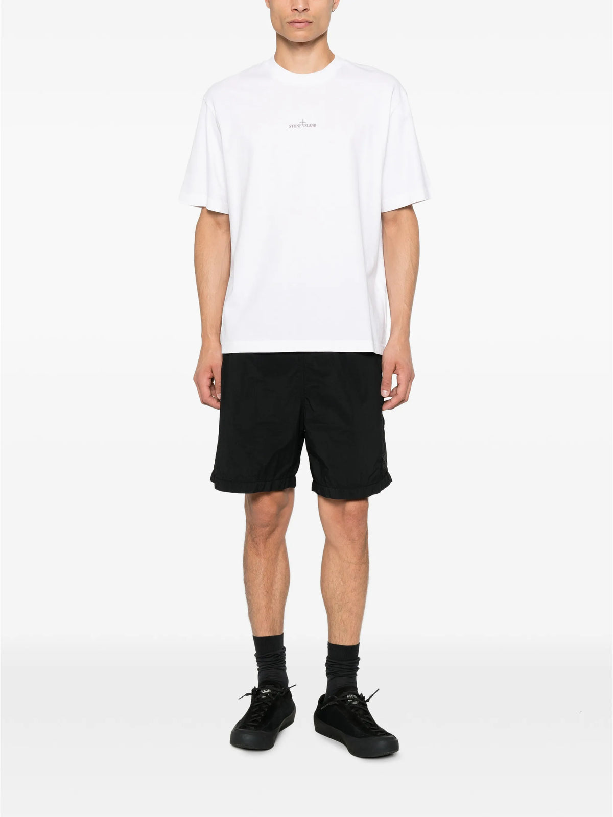 B100002 nylon smerigliato Ghost Piece swim shorts