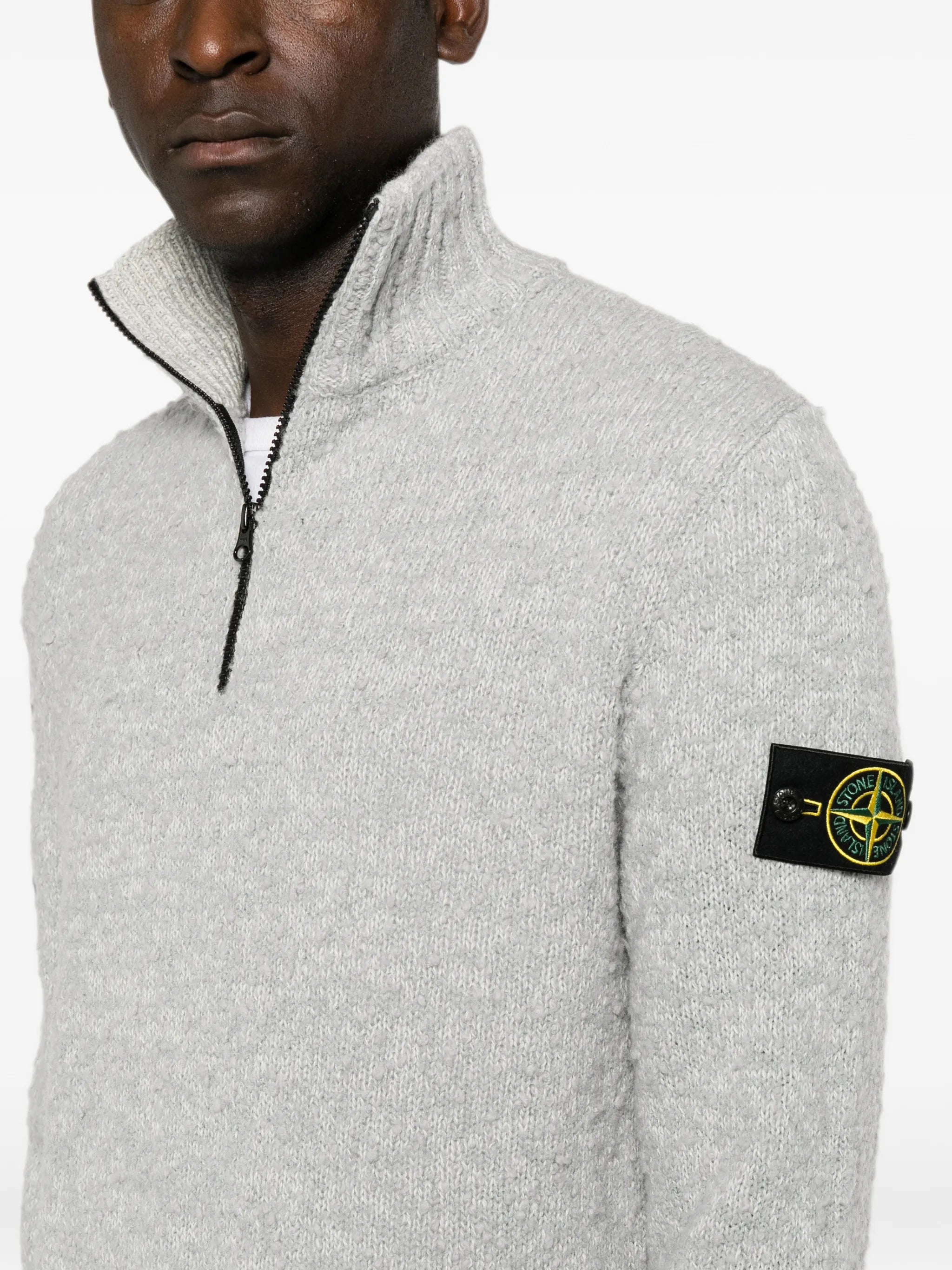 5100032 speckled wool nylon sweater