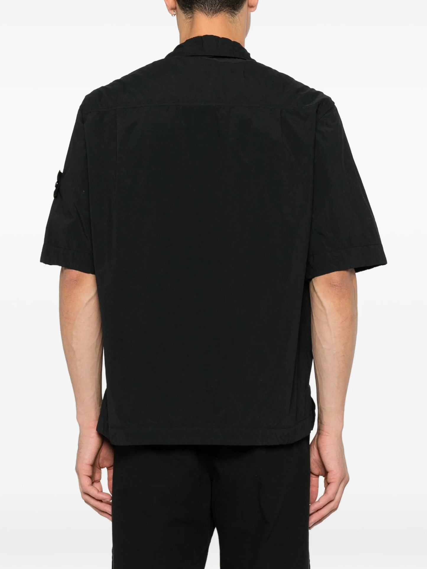 logo-patch short-sleeve shirt