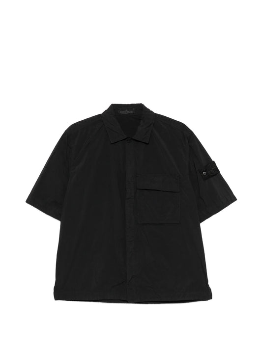 logo-patch short-sleeve shirt
